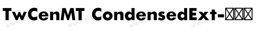 TwCenMT CondensedExt字体转换